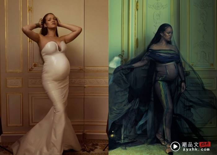 Style｜“最辣孕妇”Rihanna终极孕照，全身透视蕾丝尺度超逼人！ 更多热点 图2张